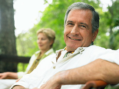 Smiling man with NobelPearl™ Implants McNickle Family Dentistry, Beaverton, OR